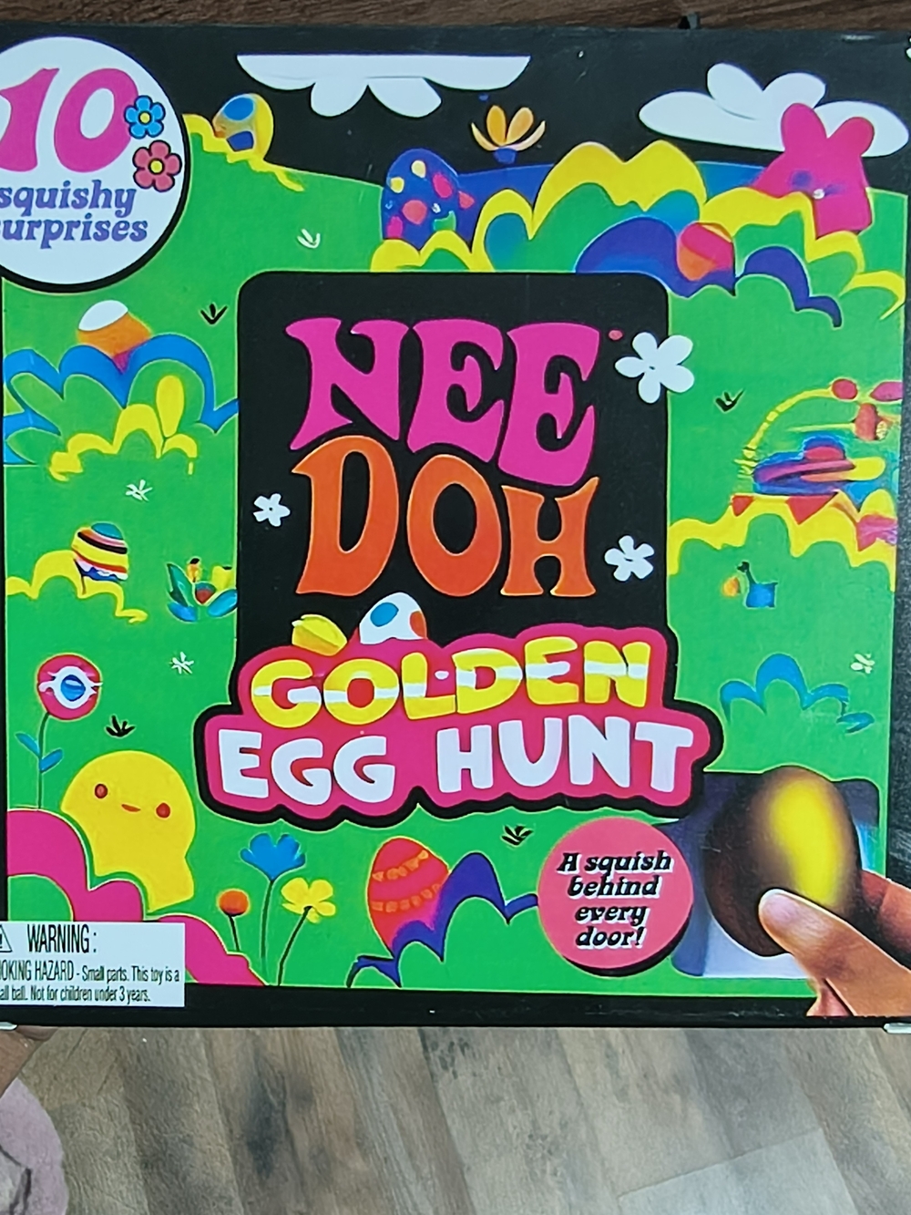 Golden Egg Hunt Squishy Toy - Green